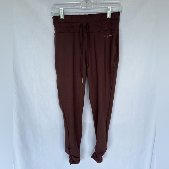 Gymshark X Whitney Simmons High Waist Fitted Jogger size XS Brown - Picture 4 of 10